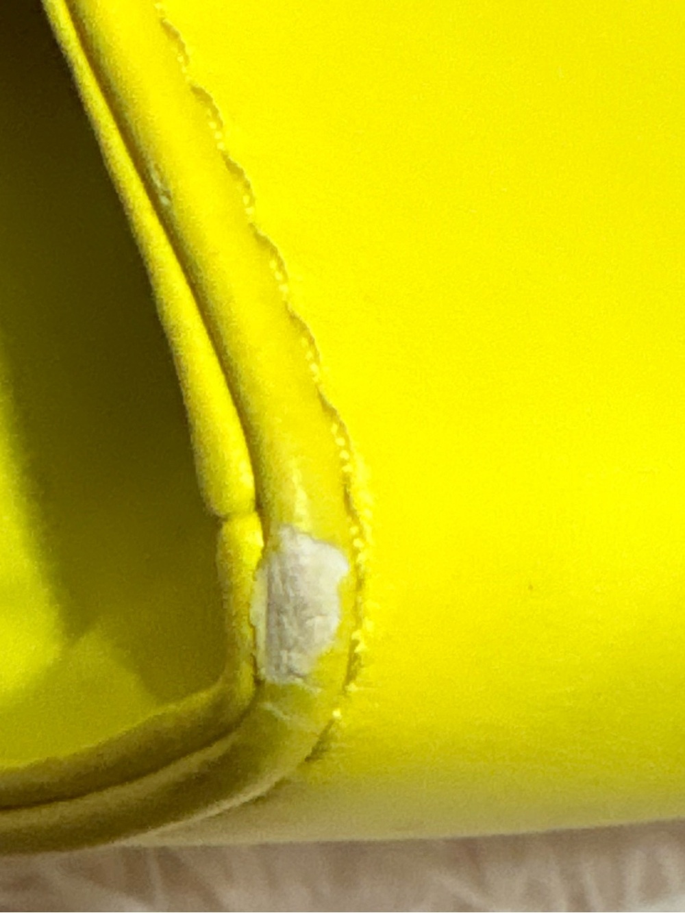 Bright Yellow Mini Shoulder Crossbody Bag โ Includes Dust Bag - Picture 5 of 7